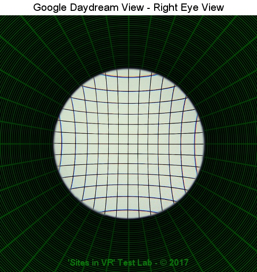 View from the right lens of the Google Daydream View viewer.