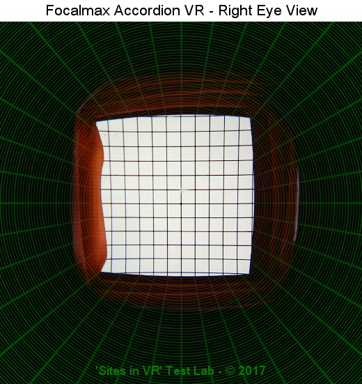 View from the right lens of the Focalmax Accordion VR viewer.